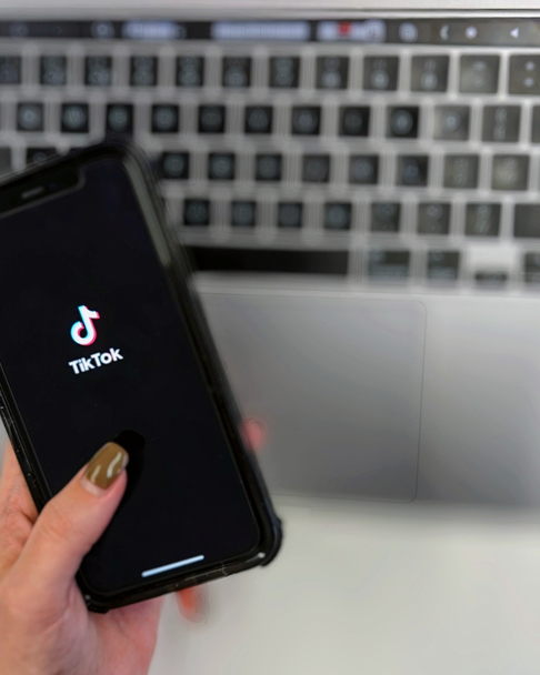 TikTok on iPhone screen