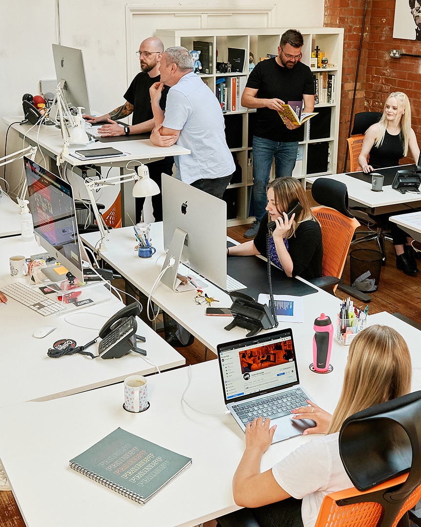 Creative62 Team Collaborating in the Office